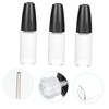 jojofuny 6pcs 10ml Applicator Bottles Cap PET Squeeze Bottle for