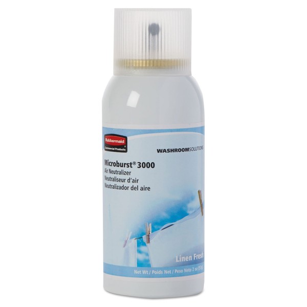 Microburst 3000 Refill, Linen Fresh, 2oz, Aerosol, 12/Carton [ESS]