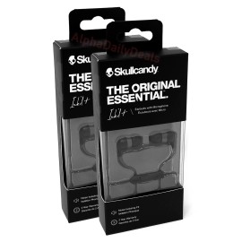 Skullcandy 2 Pack Skullcandy Ink'd+ Wired Earbuds with Mic for Android - Black