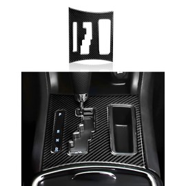 BRMYL Car Gear Shift Panel Cover Decals for 2011 2012 2013 2014 Dodge Charger Accessories Carbon Fiber Interior Stickers