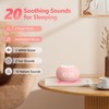 Reacher Auto Dimmable Sound Machine Alarm Clock with Night Lights,