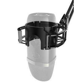 Etour Custom Built for Blue Yeti X Shock Mount, 2025 Upgrade Anti-Vibration Suspension Elastic Shock Mount Holder Clip Mics Stand with Screw Adapter Compatible with Yeti X Microphone