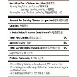 iMoZai Imozai Organic Puerh Tea Bags 100 Count Individually Wrapped