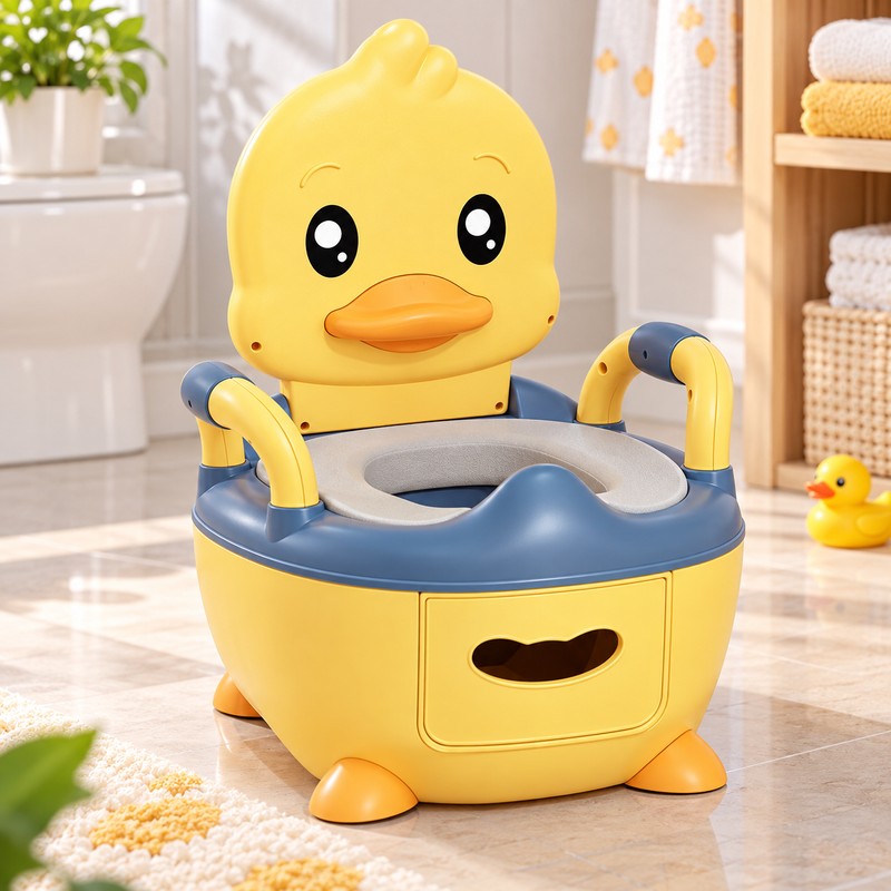 Kids Toilet Training Seat for Potty Training – Cushioned Seat