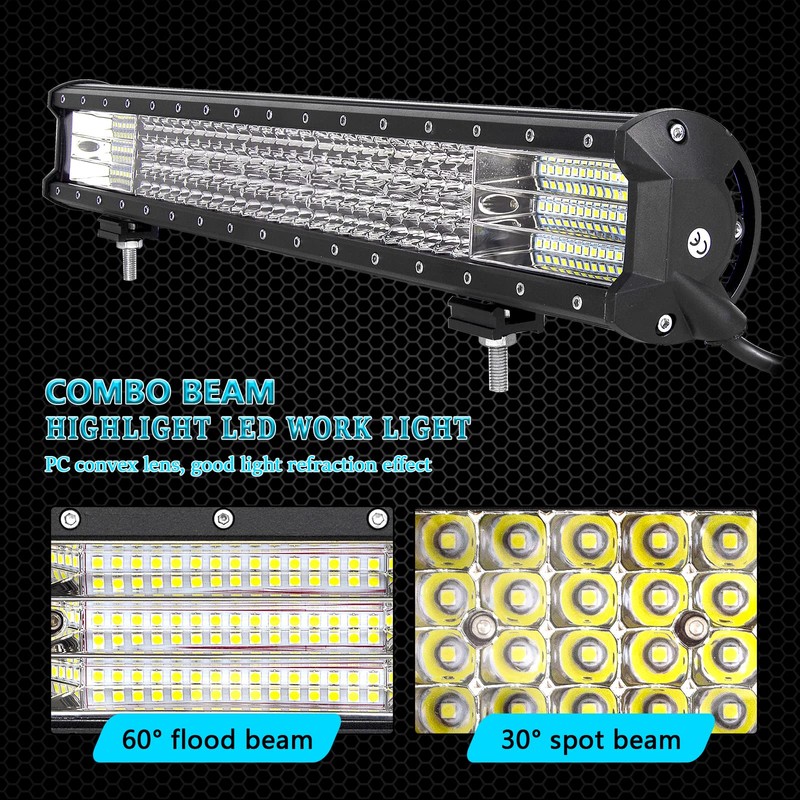 SKYWORLD 23" 570W Off-Road LED Light Bar 12V/24V - 9D