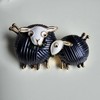 GFM® Sheep Enamel Brooch - A-Dark Grey - (Brch-ENM-SHP-A-GHBH)