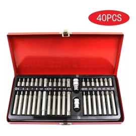 Generic Torx Y Hexagonales Con Adaptador, 40 Piezas