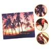 Operitacx 1Set Creative Summer Beach Tree Wall Tapestry Vibrant Hawaiian