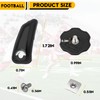 Football Helmet Thumb Screws & Loc Chinstrap Fastener Kit -