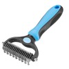 XLCL pet Pet Grooming Tool - 2 Sided Undercoat Rake
