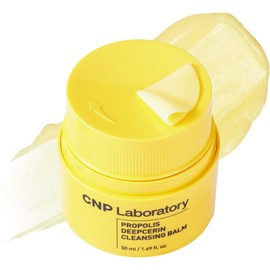 CNP Bálsamo Limpiador Propolis Deepcerin - Bálsamo Desmaquillante De Textura Suave Y Cremosa, Para Piel Seca Y Sensible, Cosmética Coreana