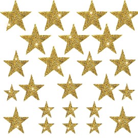 24 Pieces Of 4 Sizes Of Rhinestone Star Patches, Decals, Clothing Patches, Iron Stars, Shining Iron, Diy Crafts, Clothing Bags, Pants, Wedding Decorations