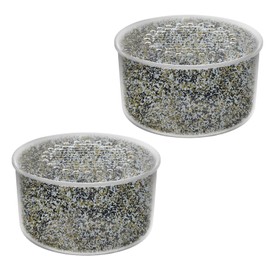 2 Pack Shower Head Filter Replacement Cartridge Compatible with All Canopy Handheld & Fixed Filtered Shower Head, Water Softener Filter for Hard Water, Reduce Chlorine and Harmful Substances