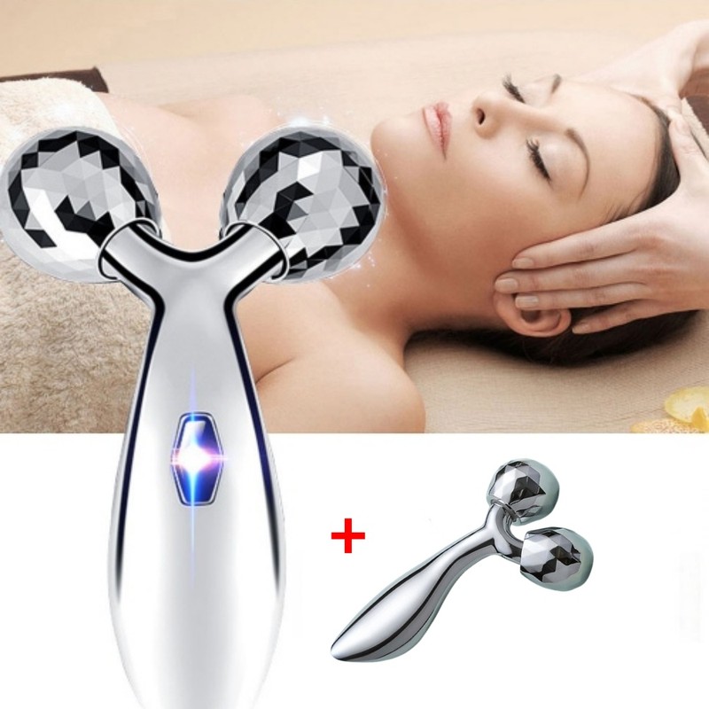 Young Produce 3D Roller Massager 1+1 Facial Massage Ball /