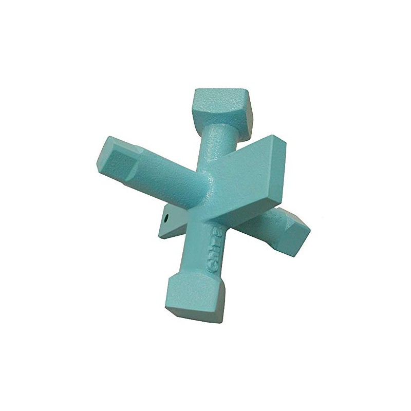 Jones Stephens J40042 6-Way Countersunk Plug Wrench Blue