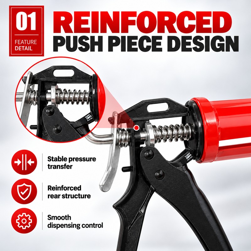 360° Rotating Manual Caulking Gun for Silicone Sealant and Home