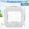 Pack of 10 Cleaning Cloths for Ecovacs Winbot Mini Family