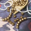 120 15mm Wood Beads - Hole 7mm for Macrame Projects,