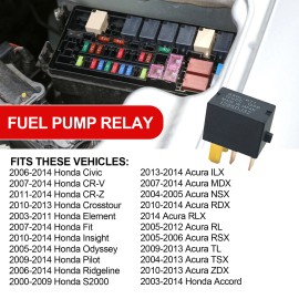 1st_auto_parts G8HL-H71 For Acura Honda CR-Z 2003-2015 3Pcs  A/C Compressor Fuse Relays