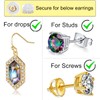 14K Gold Silicone Earring Backs Replacement | Rubber Earrings Backs