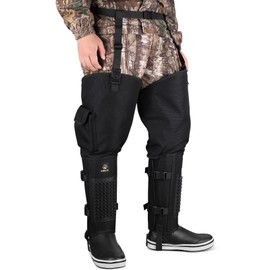 Kalkal Snake Gaiters,1200D Nylon Waterproof Snake Chaps Snake Gaiters for Men Women, Snake Guards Snake Bite Protection for Legs Men, Snake Proof Leg Gaiters for Ankle to Thigh