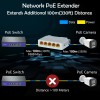 Unbranded 5 Port Gigabit POE Extender 100/1000Mbps 1in 4 Out