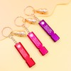 JunyiDIY Emergency Medical Alert Keychain with Whistle and Gourd Pill