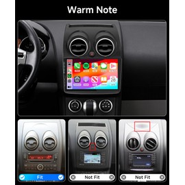 Podofo 2G+64G Car Stereo Radio for Nissan Rogue 2008-2013 with Wireless Carplay Android Auto MirrorLink,9inch 1080P HD IPS Touchscreen Bluetooth RDS/FM Radio 28UIs GPS WiFi 16EQ AHD Backup Camera