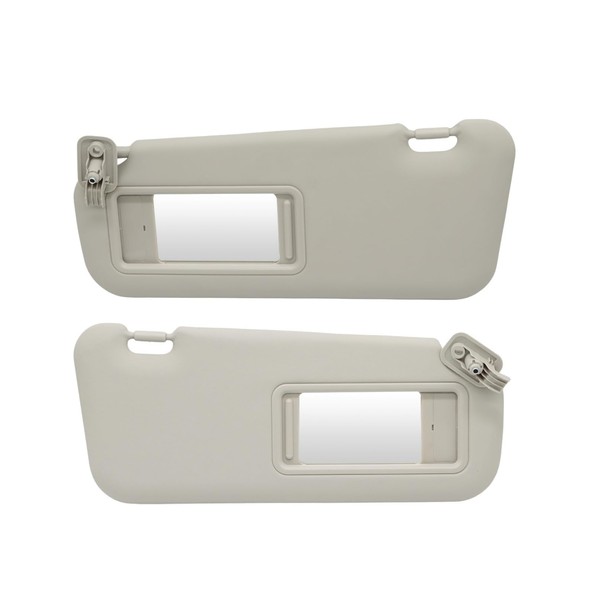 Aspaton Pair Gray Sun Visor Driver and Passenger Side Compatible