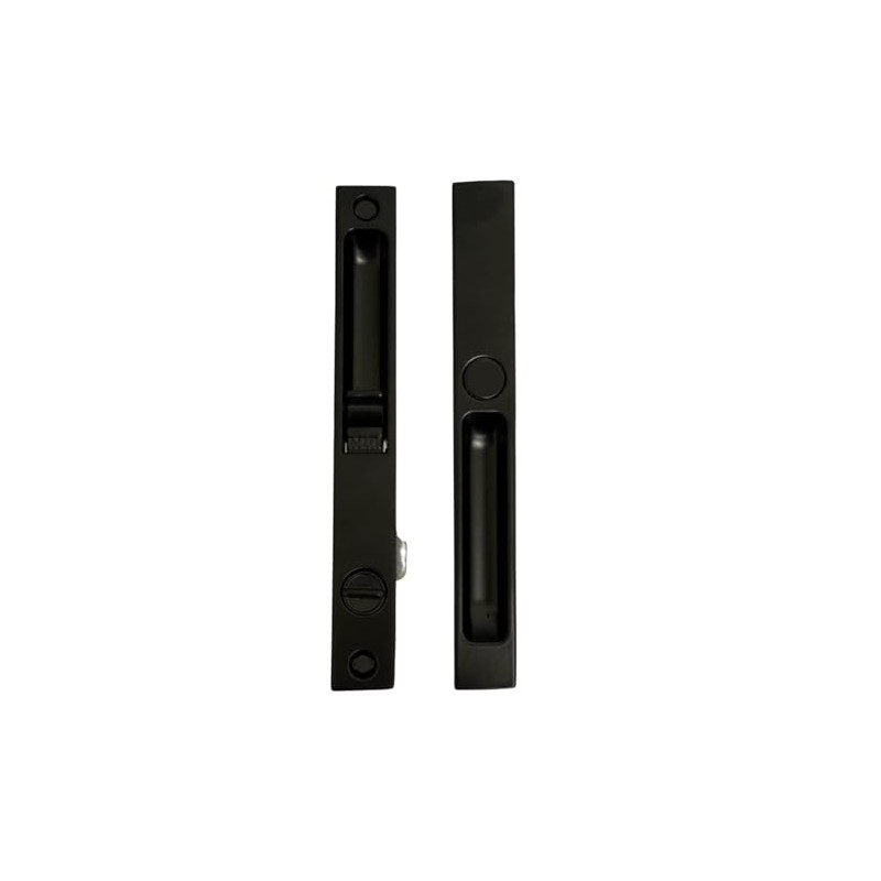 Premium Pan-Am Flush Mount Lock Set for Sliding Glass Doors