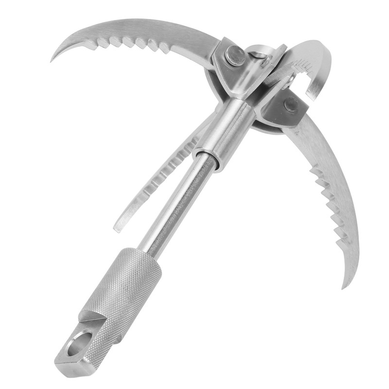 Climbing Grappling Hook Stainless Steel Grappling Hook Folding Claw for