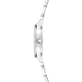 Tamaris Watch with Cubic Zirconia Stones, silver, Modern