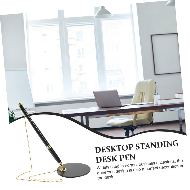 Operitacx Signing Pen Ballpoint Pens Writing Pen with Stand Desk