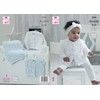 King Cole 5204 Knitting Pattern Baby Cardigans Blanket and Hat