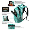 ALAZA Teal Turquoise Tie Dye Backpacks Travel Laptop Daypack School