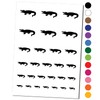 Alligator Crocodile Solid Temporary Tattoo Water Resistant Fake Body Art