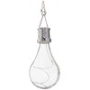Everlasting Glow 5.5" H Solar Edison Light Bulb Home Decor,