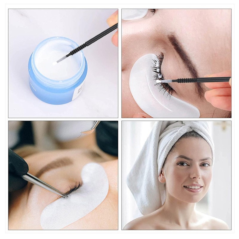 200 PCS Micro Applicators Brushes,Disposable Micro Applicator Brush,Eyelash Extension Applicators,Black