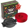Uno Casa Cast Iron Tortilla Press 8 Inch with Tortilla