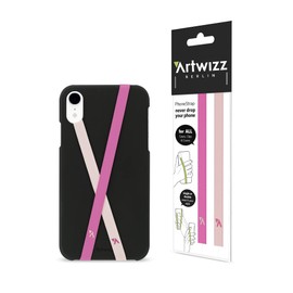 Artwizz PhoneStrap Finger Holder (2 Pack) - Ultra-Slim Cell Phone Strap for Better Grip Hold - Rose/Pink