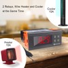 KETOTEK Controlador Digital de Temperatura AC110V 10A Termostato Fahrenheit con