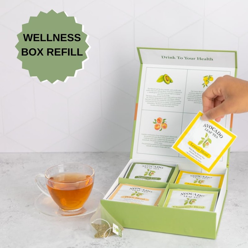 Avocado Leaf Tea – Peach Blend | 8-Pack Single Serve