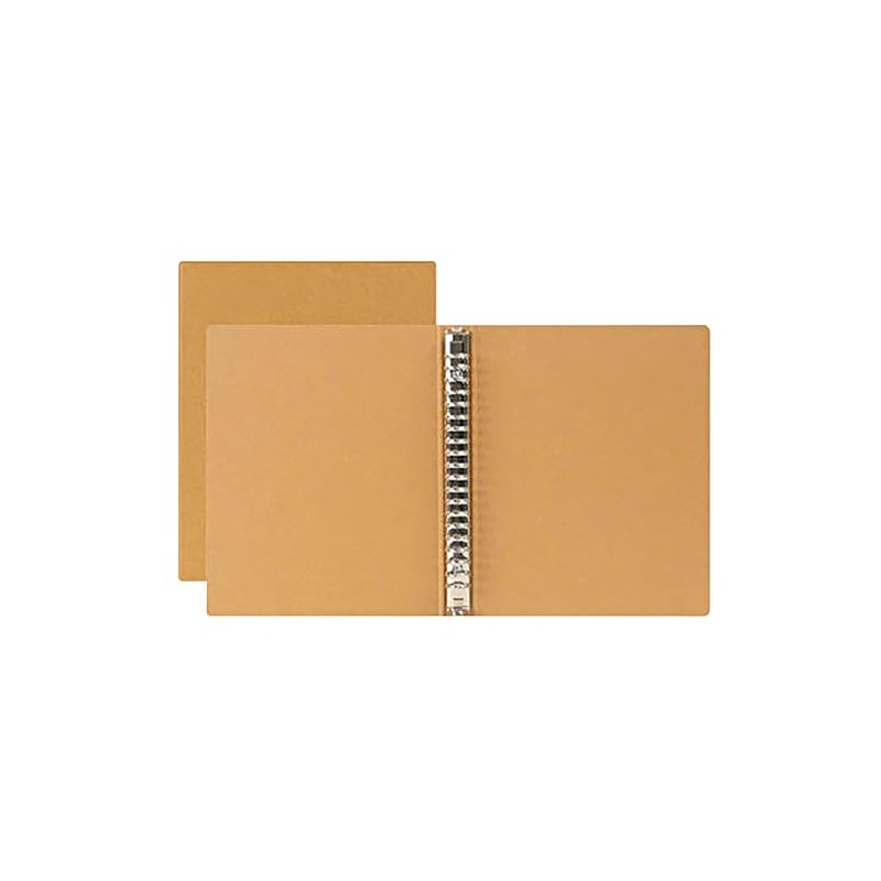 MUJI NAA69A9S Binder, Beige, A5, 20 Holes