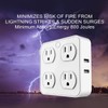 Wireless Wall Tap Smart Plug,Surge Protector, 4 Outlet Extender with