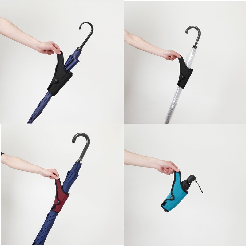 ＨａｔｓｕｍｅｉＬａｂｏｘ Kasamon M2 (Red) | Hands-Free Umbrella Holder with Microfiber