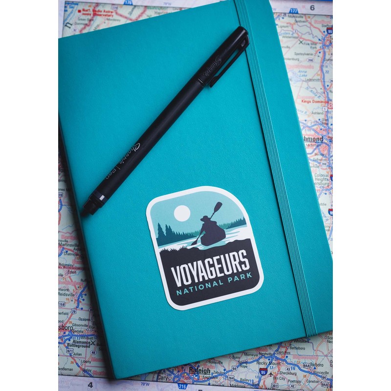 Vagabond Heart Voyageurs National Park Weatherproof Vinyl Sticker