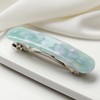 3.4inches French Hair Barrette Clip for Girls,Elliptical Shaped Acetate Hair