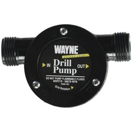 Wayne WDP21S Light Duty Drill Pump with Suction & Discharge, 3/4"