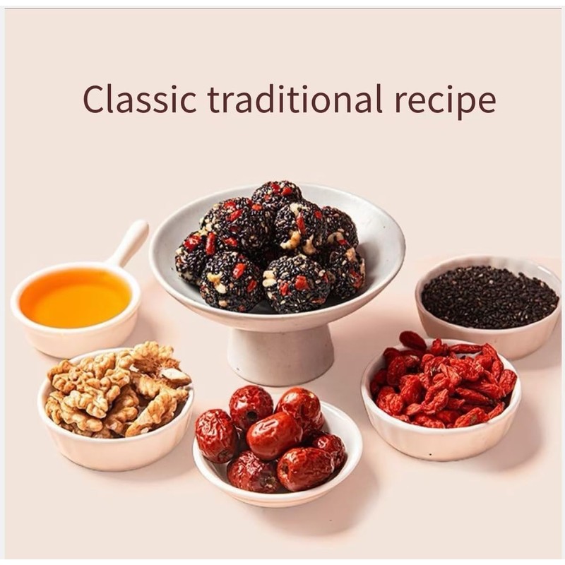 WEIJUEJIYI Black Sesame Pill 7.05oz (20 pieces) Black Mulberry, Black