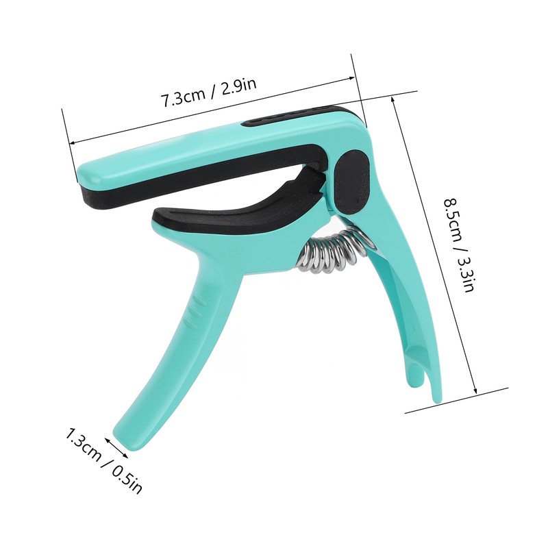 Metal Guitar Capo Tone Adjustment Tool with Pick Holder Stringed